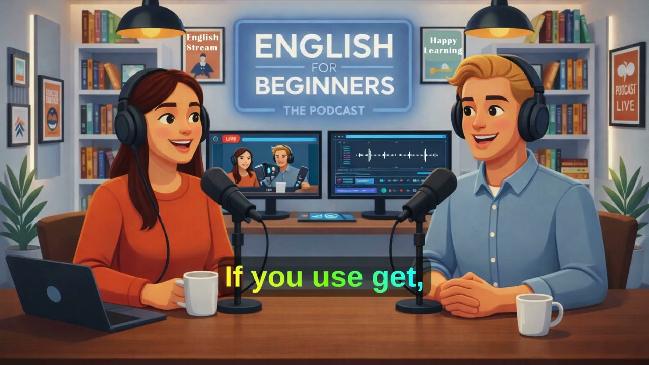 How To Use “GET” in English | English Podcast for Beginners