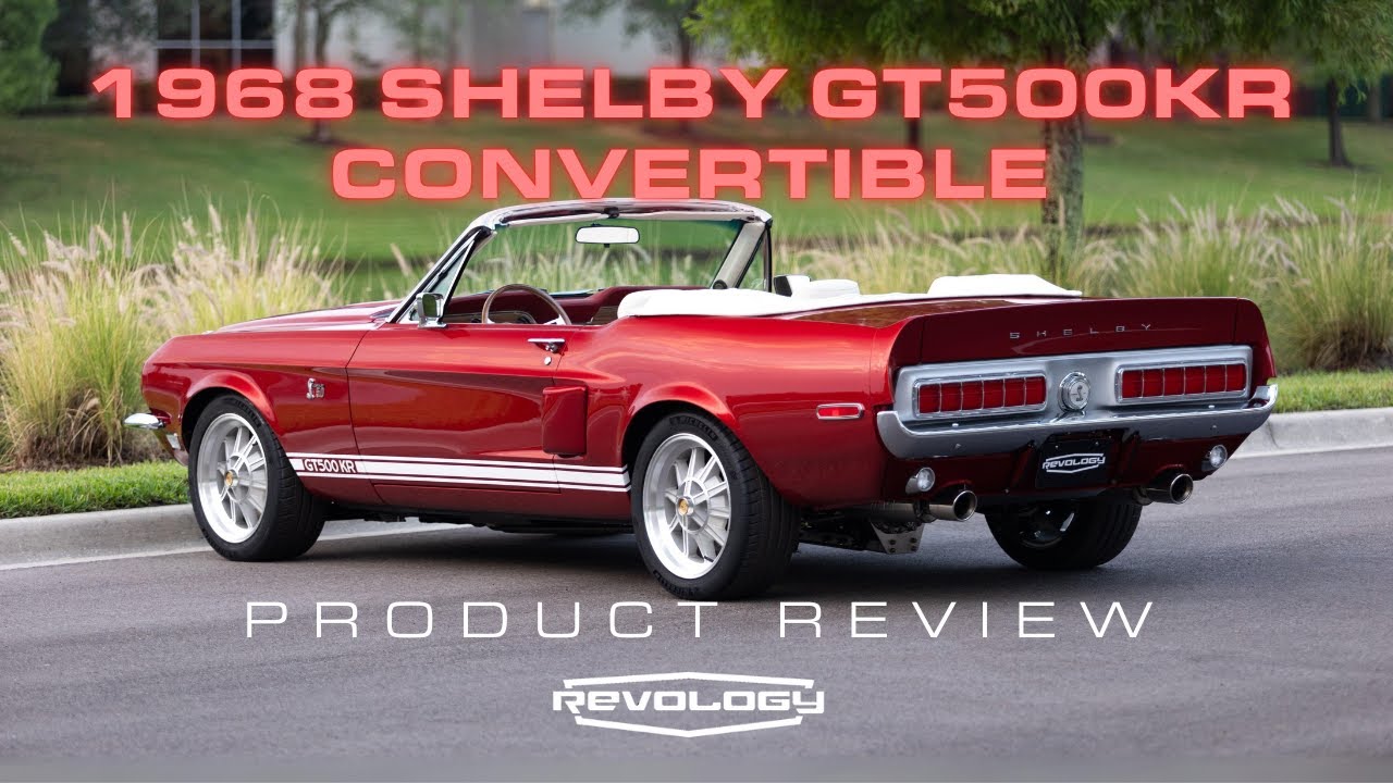 Обзор автомобиля Revology | Shelby GT500KR 1968 года в цвете Rapid Red