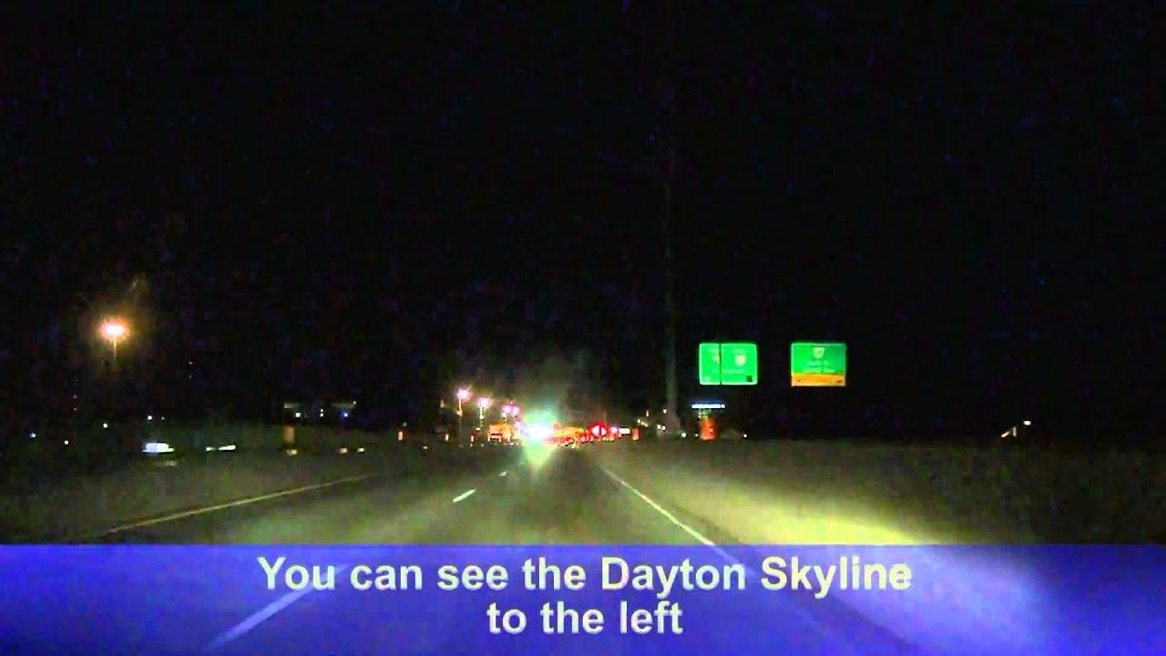 I-75 South At Night: Dayton, OH