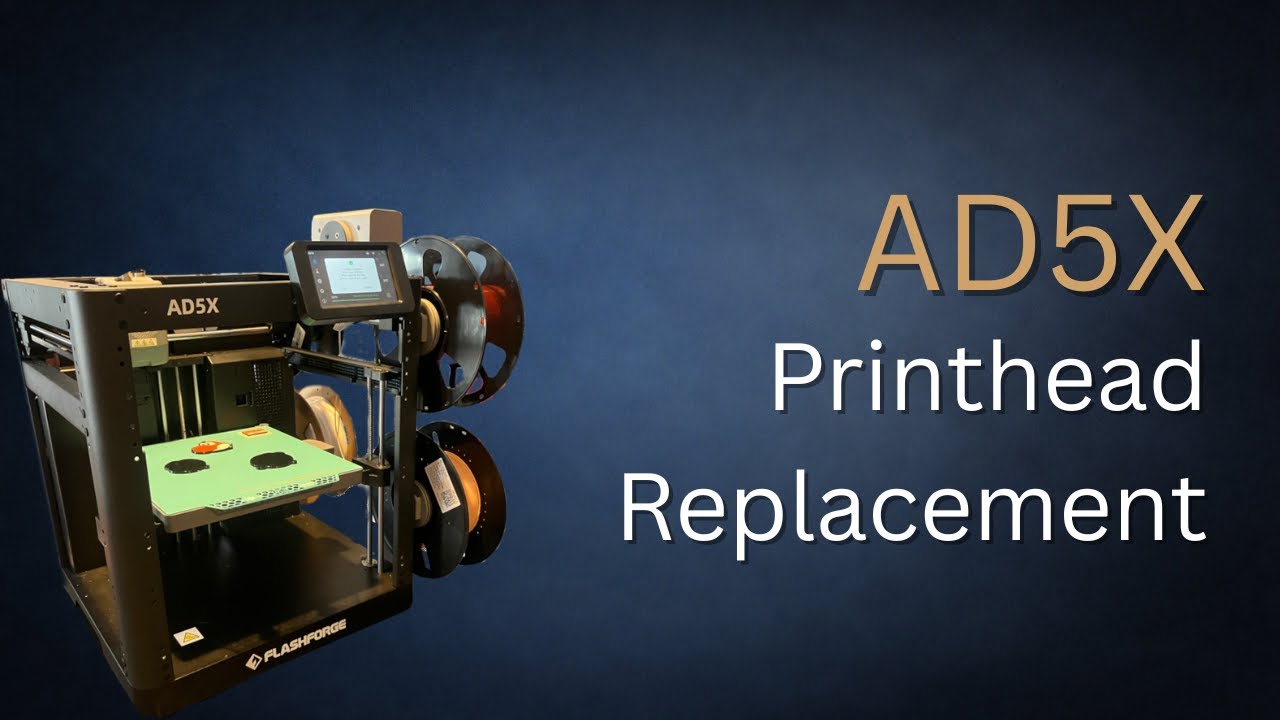 Replacing the Printhead on a Flashforge AD5X (E0007 Error After Hotend Swap)