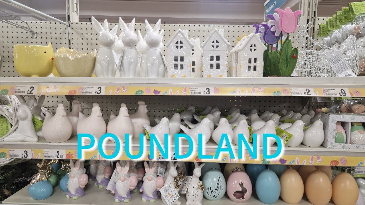COME SHOP WITH ME AT POUNDLAND EASTER 🐣 