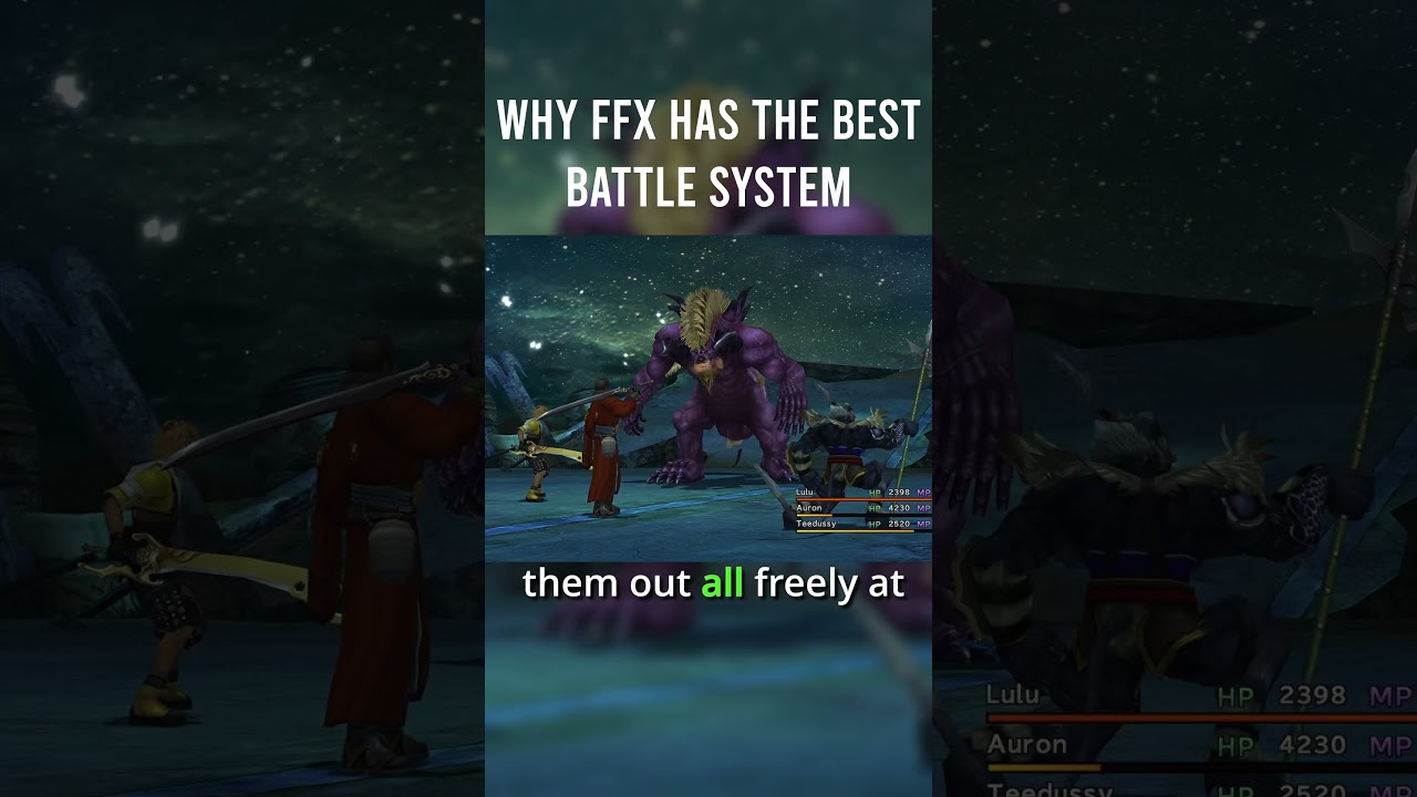 В Final Fantasy X ЛУЧШАЯ боевая система #FFX #FinalFantasy #FinalFantasyX