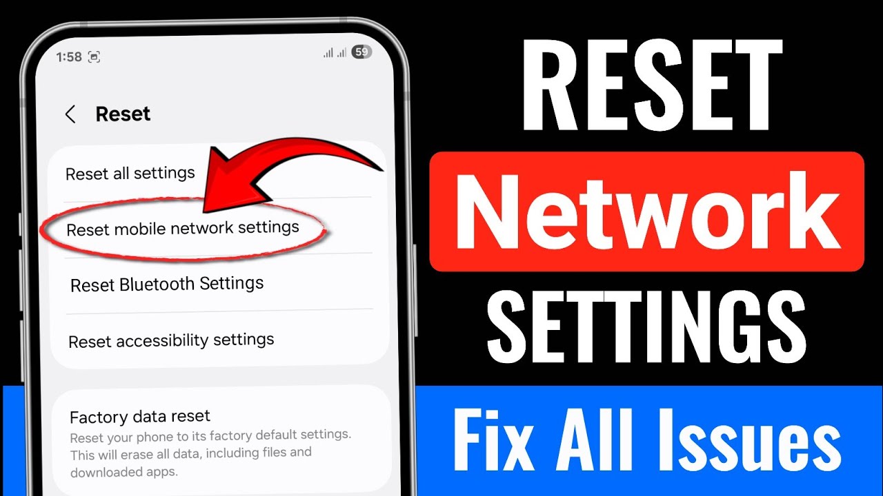 Mobile Network Settings Reset Kaise Kare || How to reset network settings