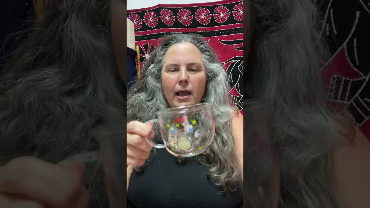 Lead Poisoning Prevention: Lead painted  Clear Glass Totoro Cup  / coffee mug from Hot Topic