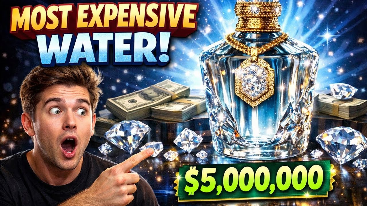 💧 The World’s Most Expensive Water 💎 | $5,000,000 Bottle?!#MostExpensiveWater#LuxuryWater#5MillionDo