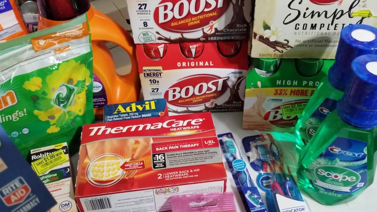 Rite Aid couponing haul 1/5/20