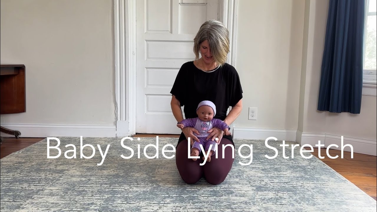 Side Stretch Serenity: Soothing Baby's Muscles with Gentle Holds