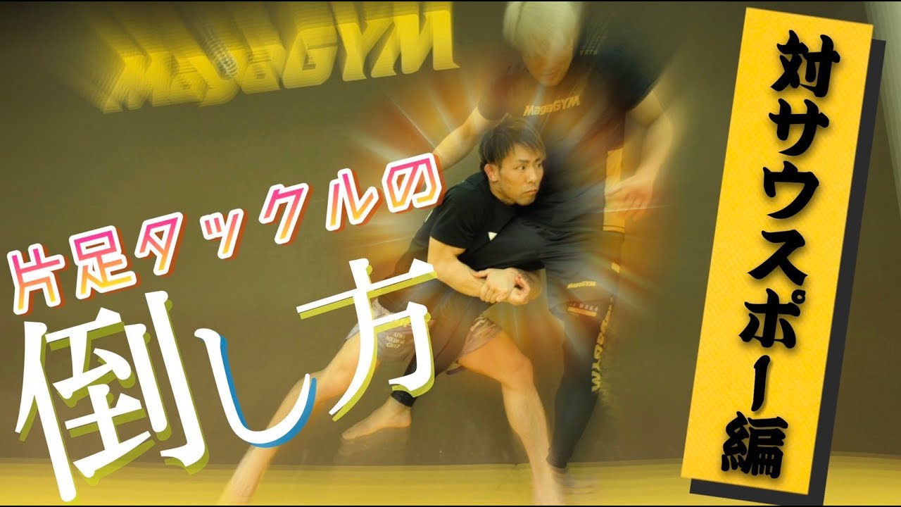 MMAテクニック: サウスポーに対する片足タックル