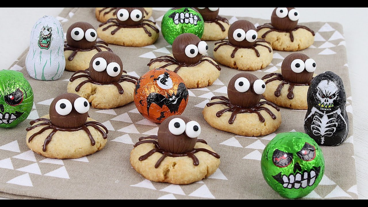 🎃🕷️GALLETAS ARAÑA PARA HALLOWEEN🕷️🎃 | Receta fácil y rápida