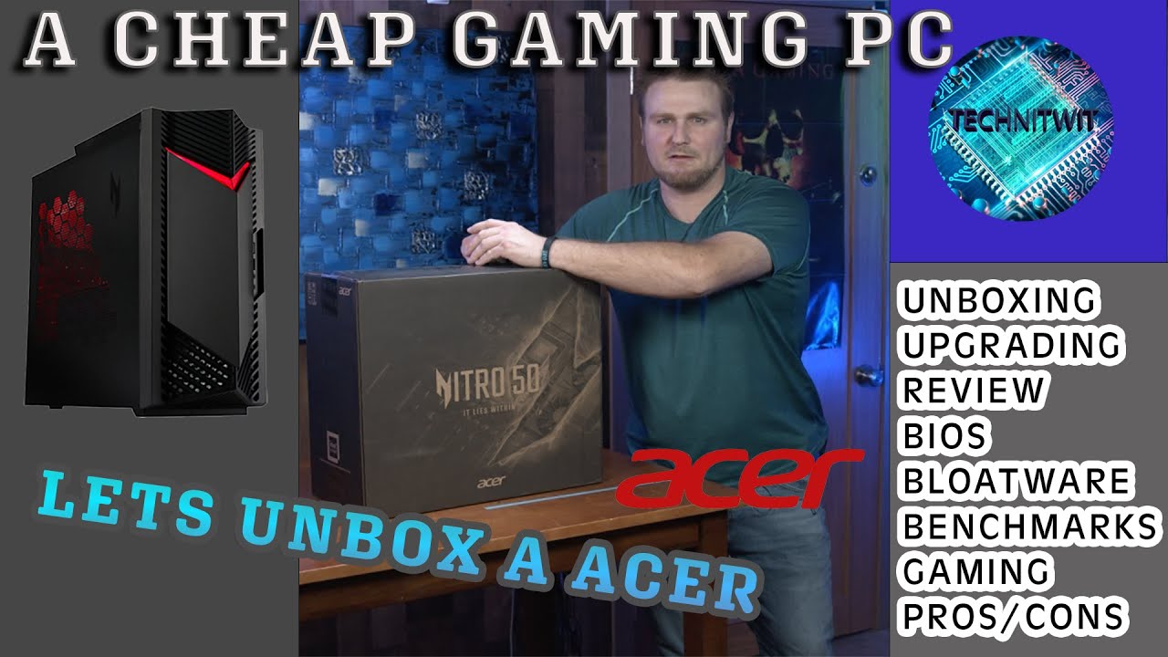 (Pre-Built) Lets Unbox Acer Nitro 50, Review, Upgrading, Bois & More Intel I5 13th Gen NVIDIA RTX