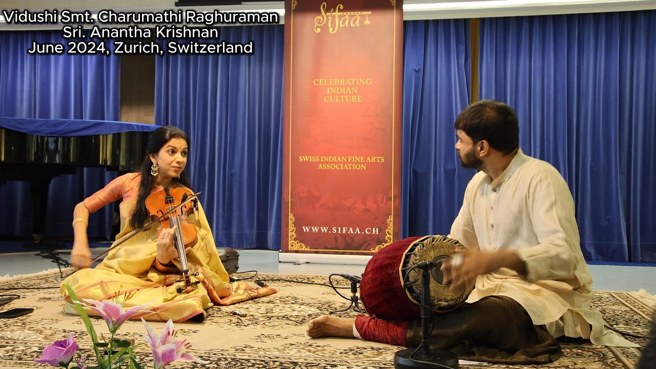 Vidhushi Smt. Charumathi Raghuraman Violin Concert | SIFAA | Zurich | Switzerland | b2culture |