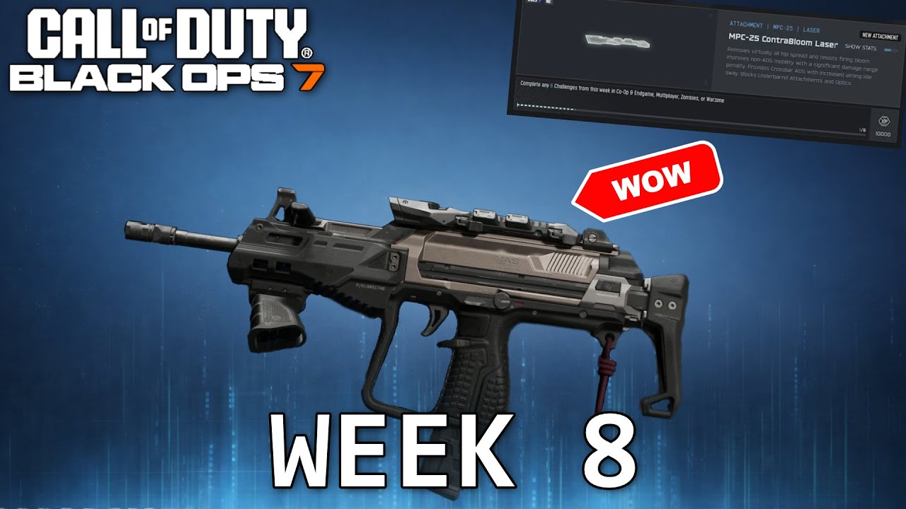 Unlock the MPC-25 ContraBloom Laser easily in BO7 | Week 8 Challenge Guide