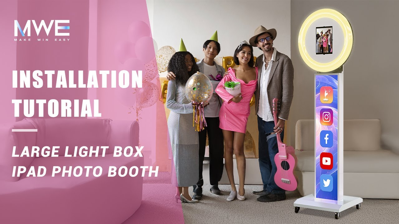 MWE Large Light Box iPad Photo Booth Installation Tutorial