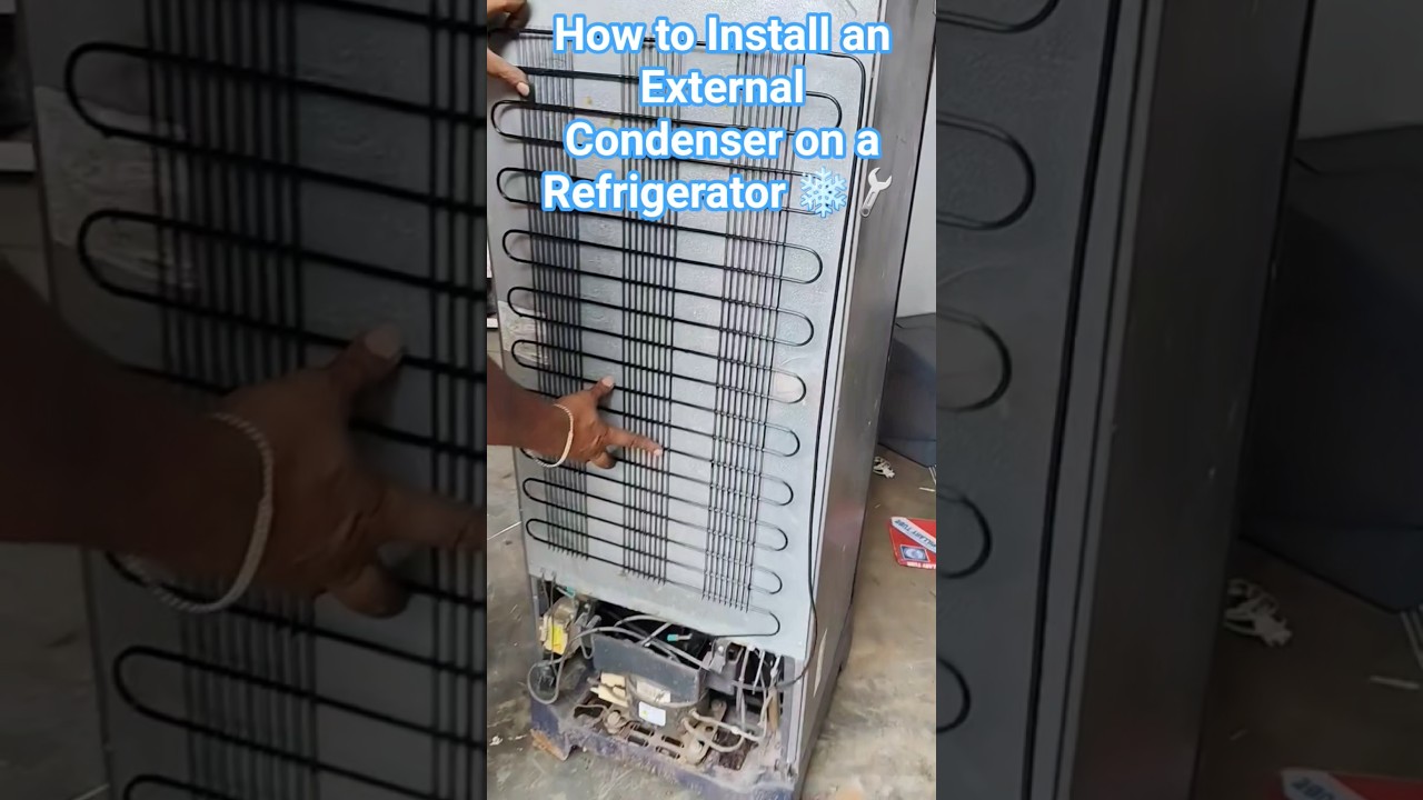 How to Install an External Condenser on a Refrigerator ❄️🔧