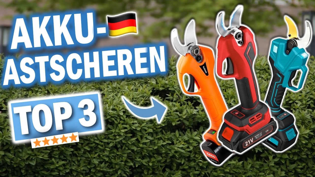 TOP 3 AKKU-ASTSCHEREN 2026 | Die besten Astscheren mit Akku [Test & Vergleich]
