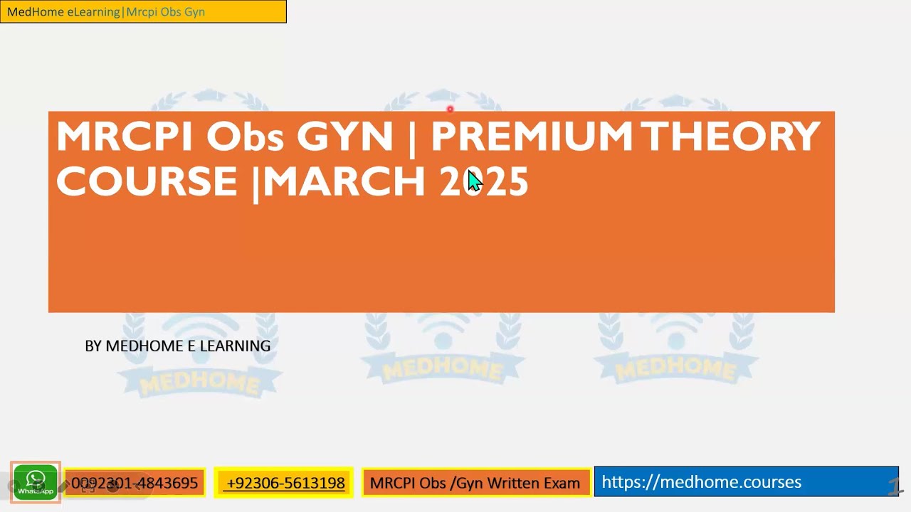 MRCPI Obs & Gyn | Benefits | Road Map | Syllabus | Course Details