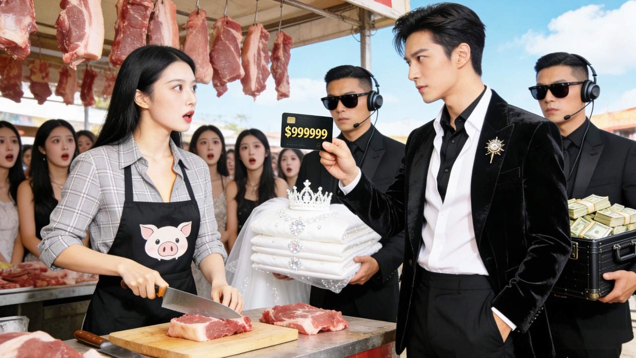 ¡CEO dio 99,999 yuan a la vendedora de cerdo para que sea su novia! ¡Comienza el amor!