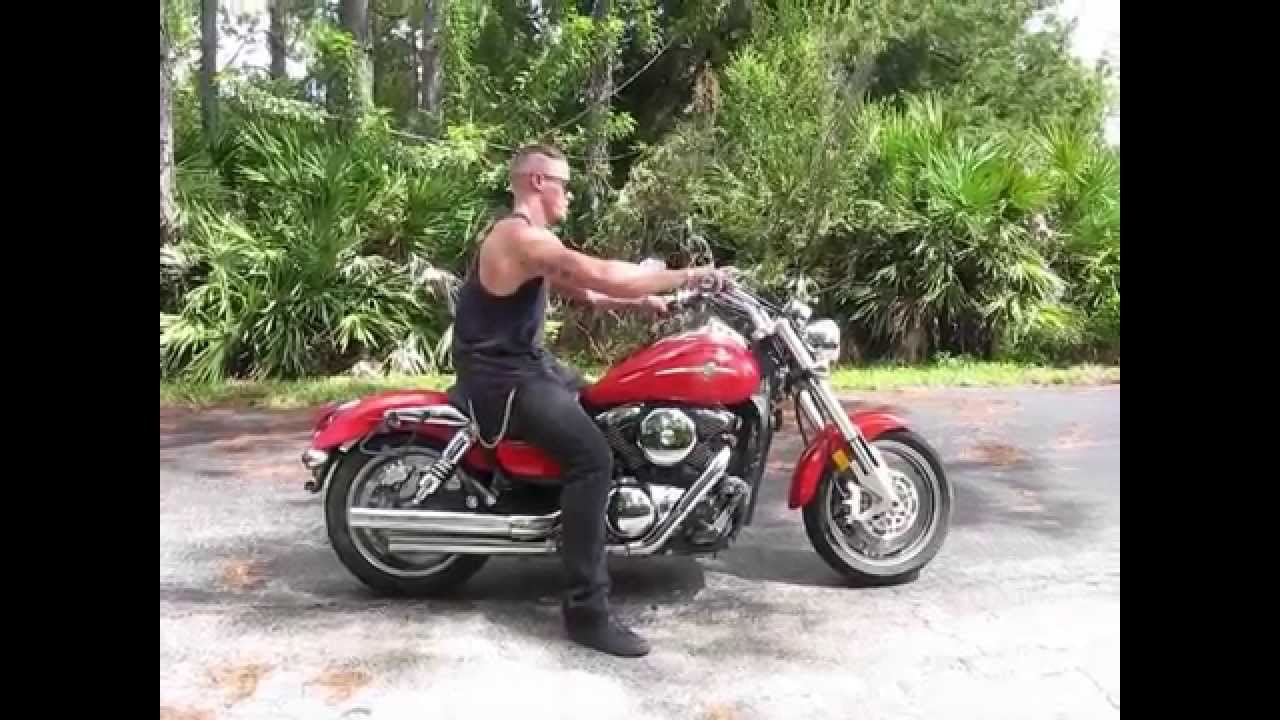 1421 05 MEAN STREAK VN 1600B (red) Fallen Cycles Test Ride