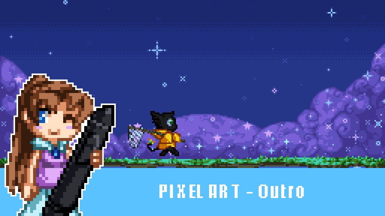Pixel Art Speedart [Photoshop] New Outro