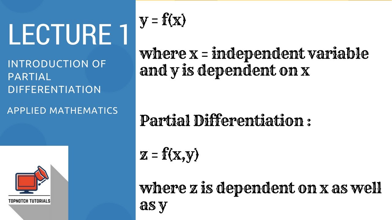 Introduction of Partial Differentiation