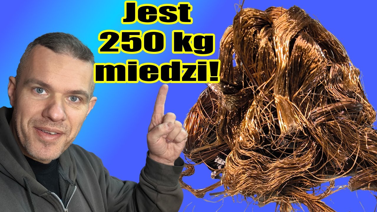 Ćwierć tony miedzi z drobiazgów — serio?