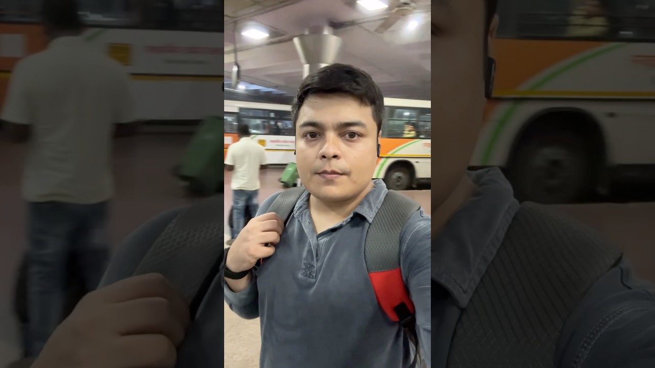 Minivlog 35 | Delhi to Mussoorie trip on bus, a trip without family #mussoorie #shorts #minivlog