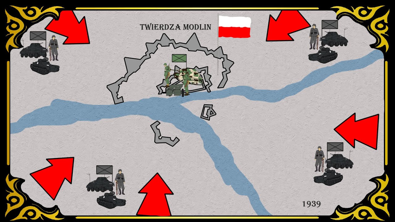 Obrona Twierdzy Modlin. Zakończenie szlaku bojowego Armii Łódź dowodzonej przez Gen. Thommée.
