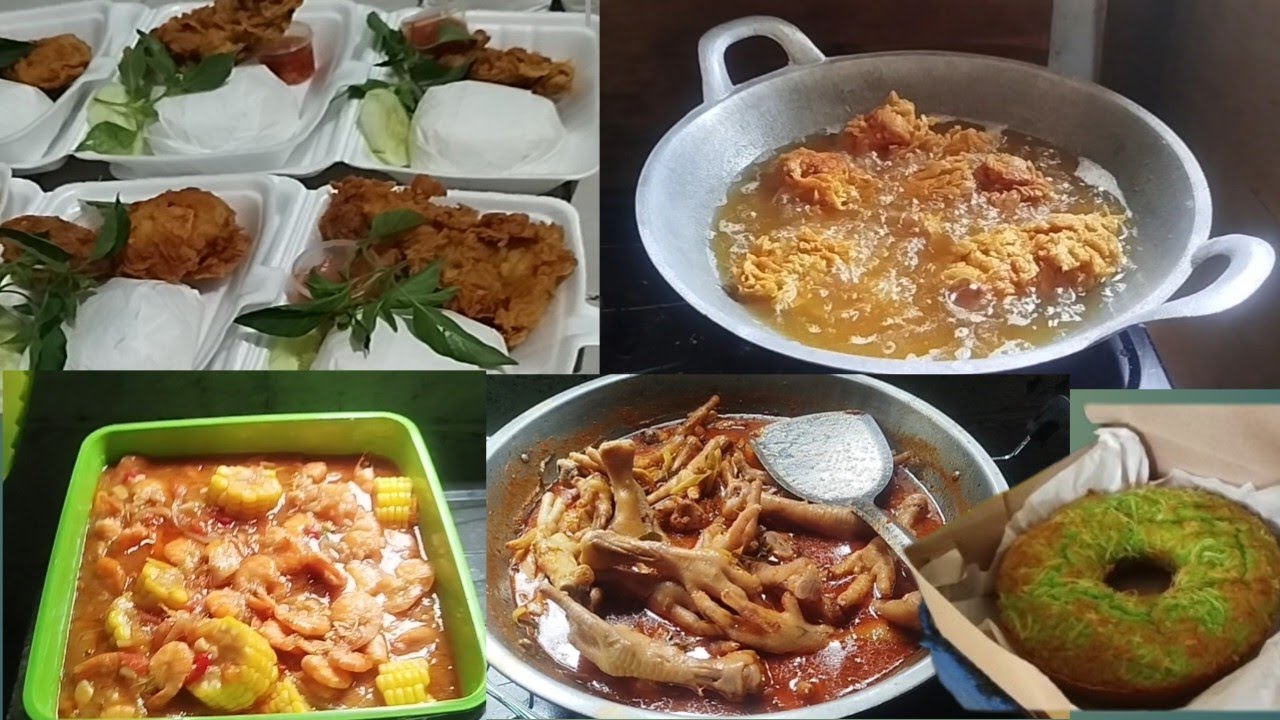 MASAK UDANG ASAM MANIS, AYAM KRISPI, CEKER PEDAS GAWE BUKA PUASA 🥳