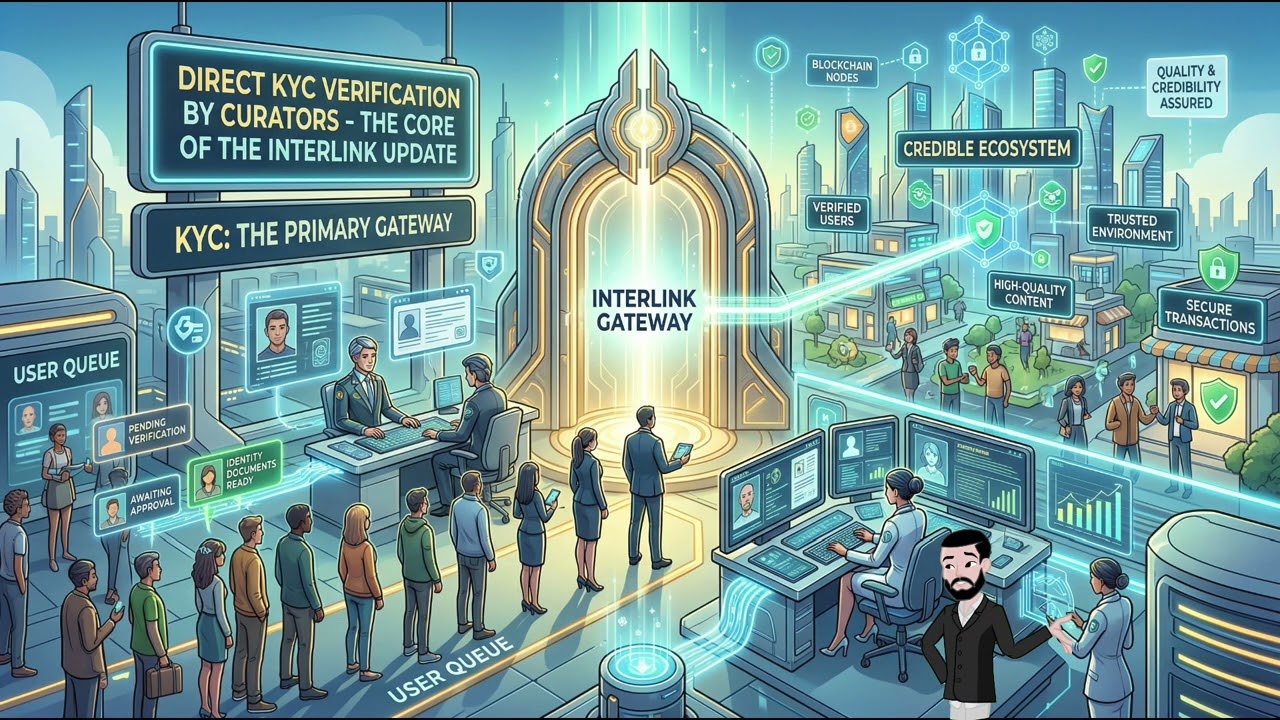 InterLink V5.0 is being updated, Curator, and KYC verification #interlink #itlg #itl #crypto #web3 