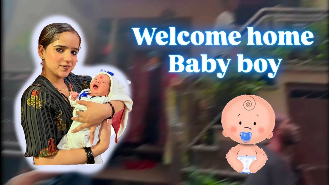 Welcome home baby boy🧿🥰|| ishika_Batu's_vlog ||#familyvlog 