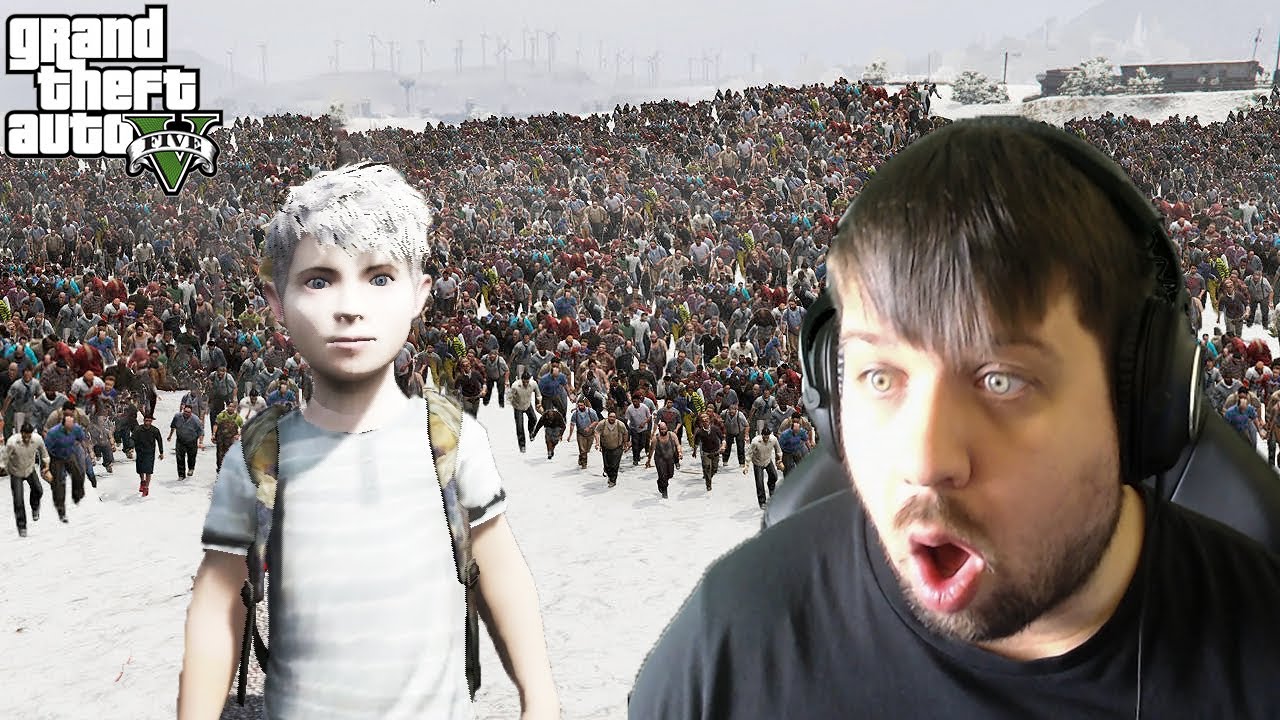 Túléltem 100 Napot GTA Zombi Apokalipszisben,Egy GYEREKKEL!