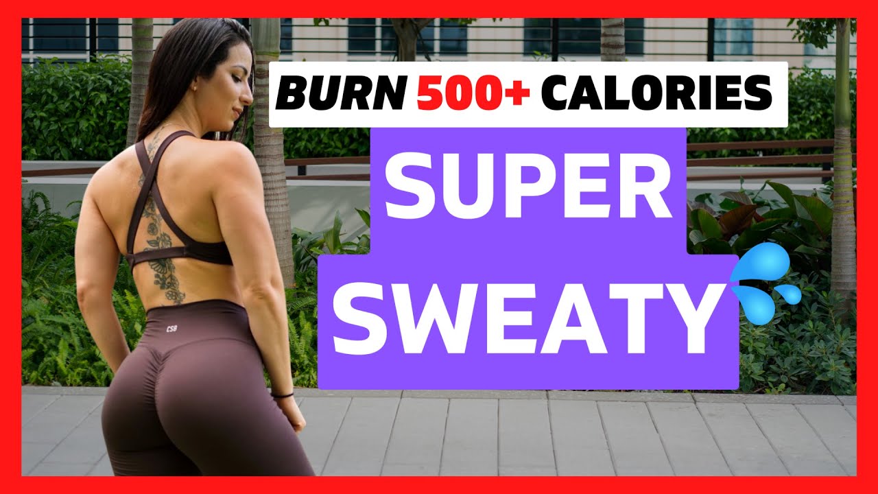 30 MIN HAPPY SWEAT WORKOUT | Upper Body Focused HIIT + dumbbells | FAT BURNING CARDIO WORKOUT