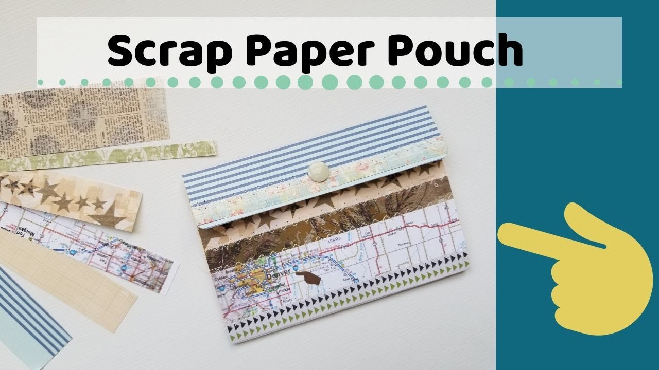 Scrappy Pouch: Use Your Scraps. Craft Fair Item