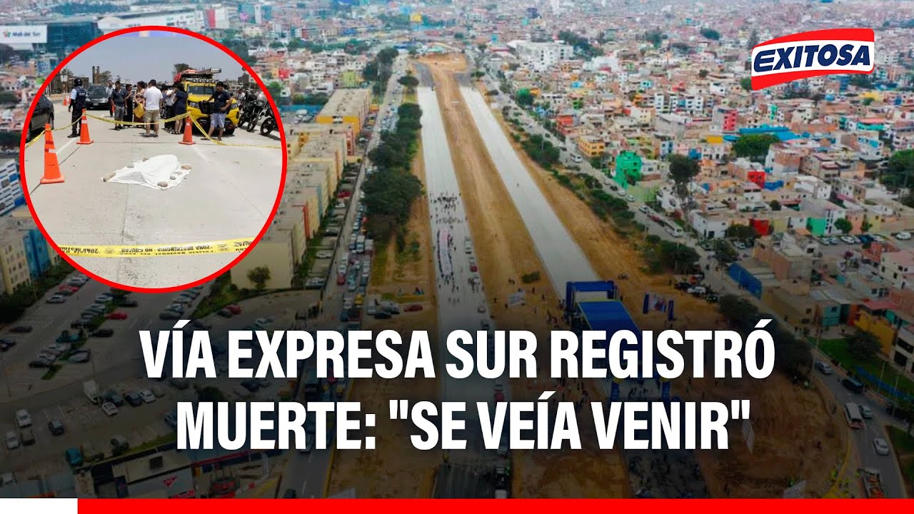 🔴🔵 Mujer muere atropellada en Vía Expresa Sur: 