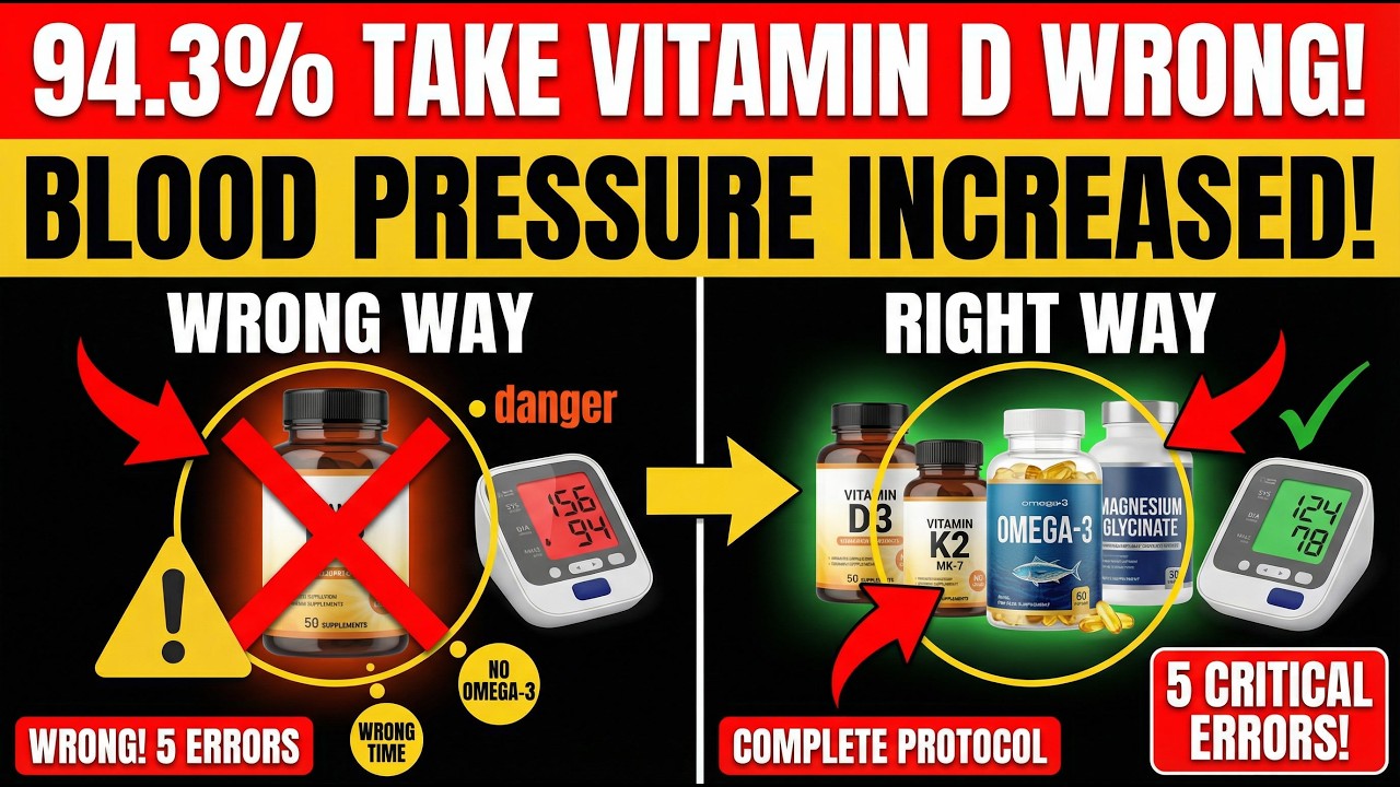 94.3% of Seniors Take Vitamin D Wrong (Fix This Now)