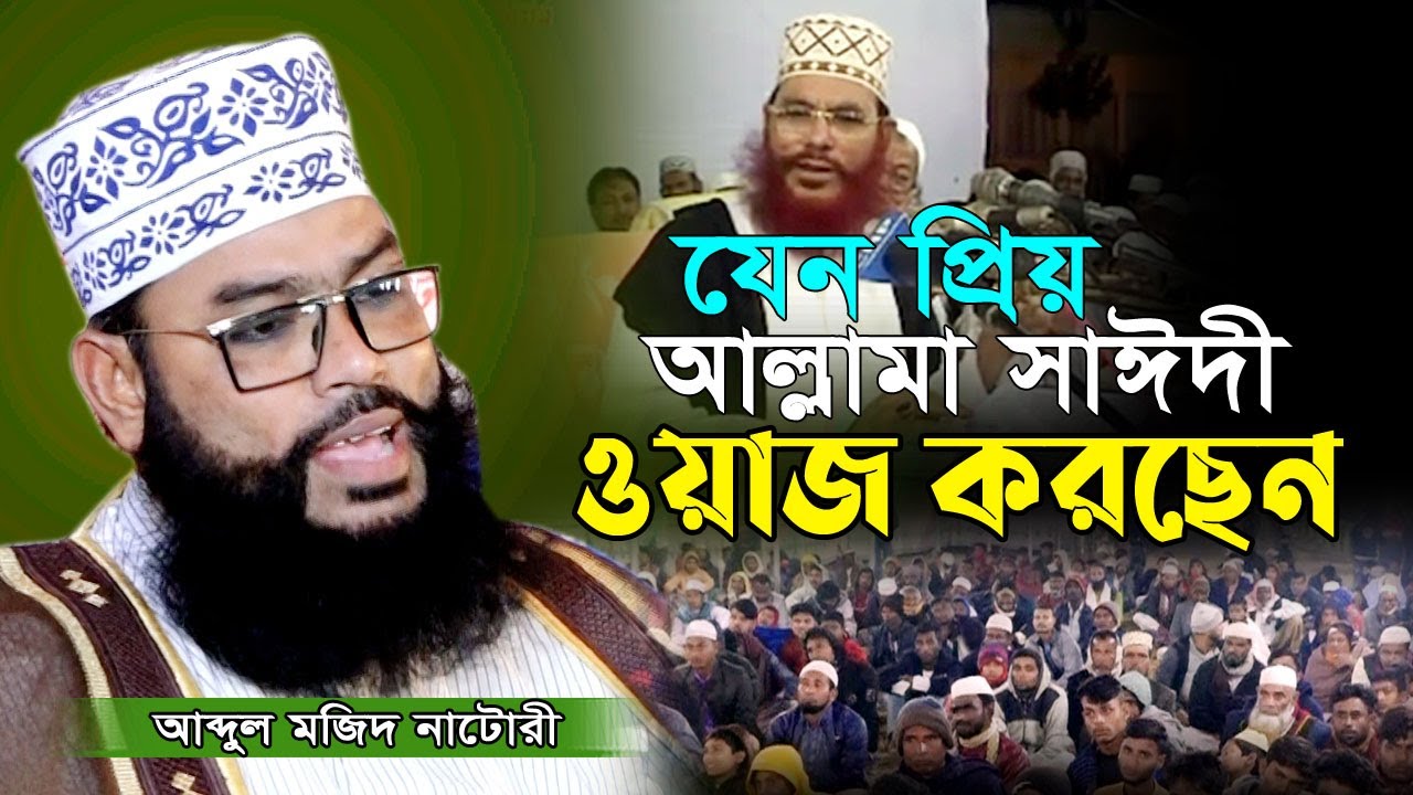 হুবহু আল্লামা সাঈদীর মতো দেখতে সবাই অবাক  Saydeei । আব্দুল মজিদ নাটোরী। Abdul Mojid Natori New Waz
