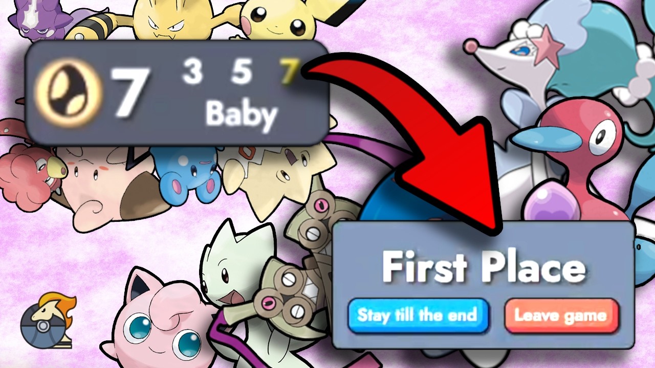 Как играть в BABY 7 и побеждать с рейтингом 1300+ — рейтинговый геймплей Pokémon Auto Chess 6.8