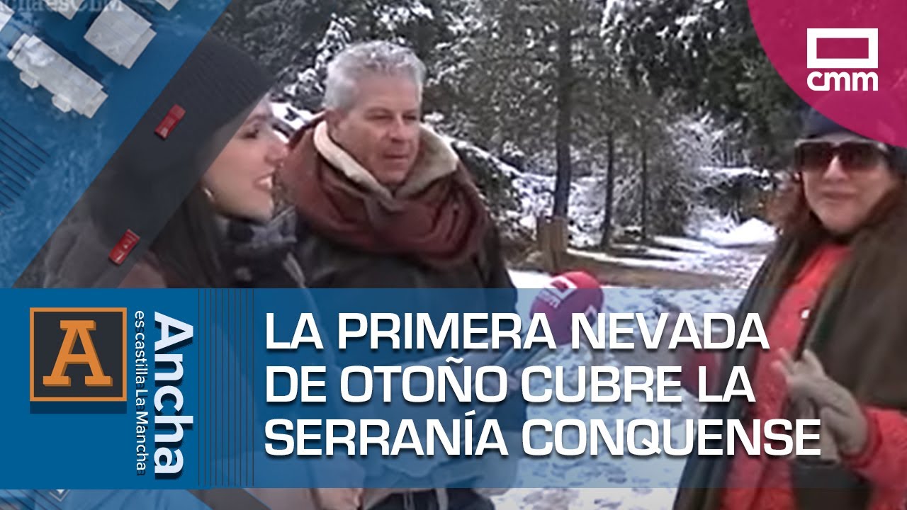 La primera nevada de otoño cubre la Serranía Conquense | Ancha es Castilla-La Mancha