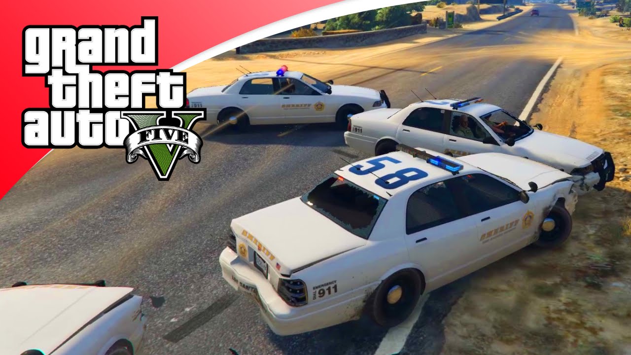 GTA V Online - POLITIE MANNEN BOB & TEUN (GTA V Freeroam, Roleplay)