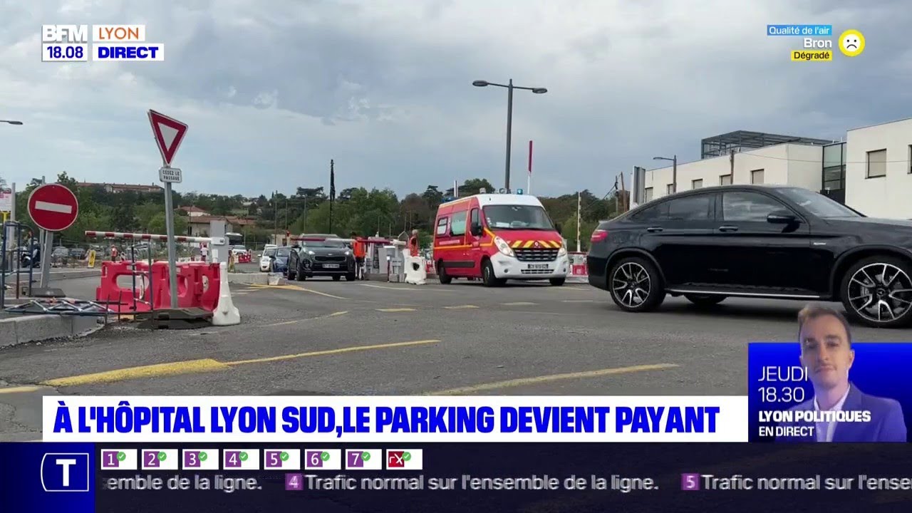 À l'hôpital Lyon-Sud, le parking devient payant