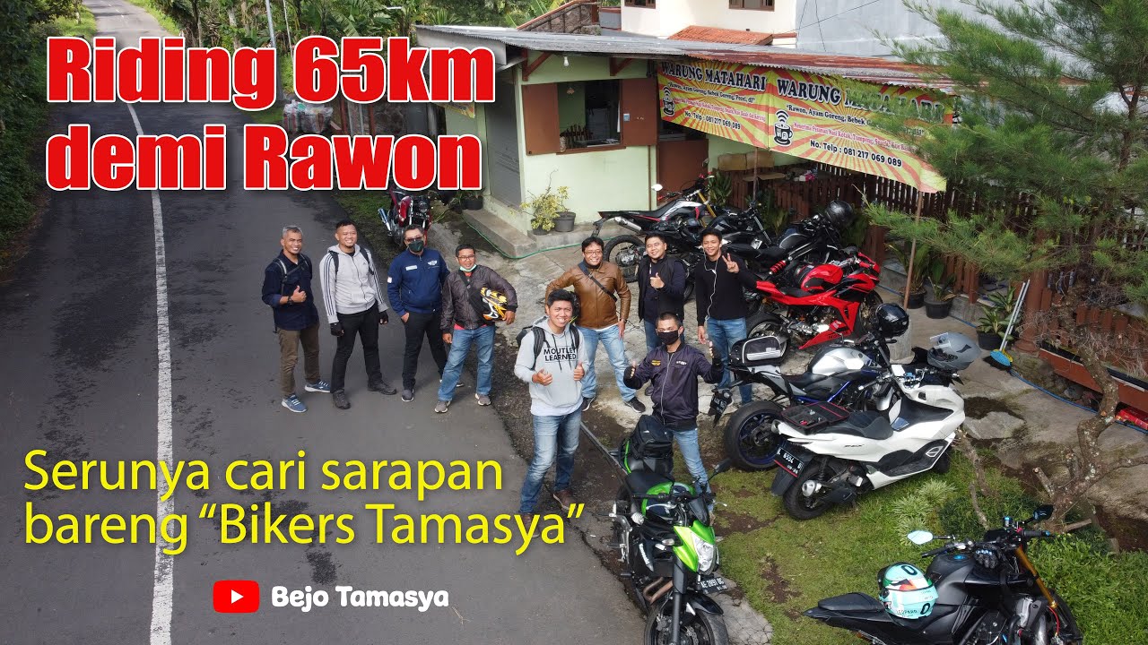 Kuliner Rawon Empal Autentik di Prigen | Rileks Riding Golek Sarapan Santuy Bareng Biker Tamasya