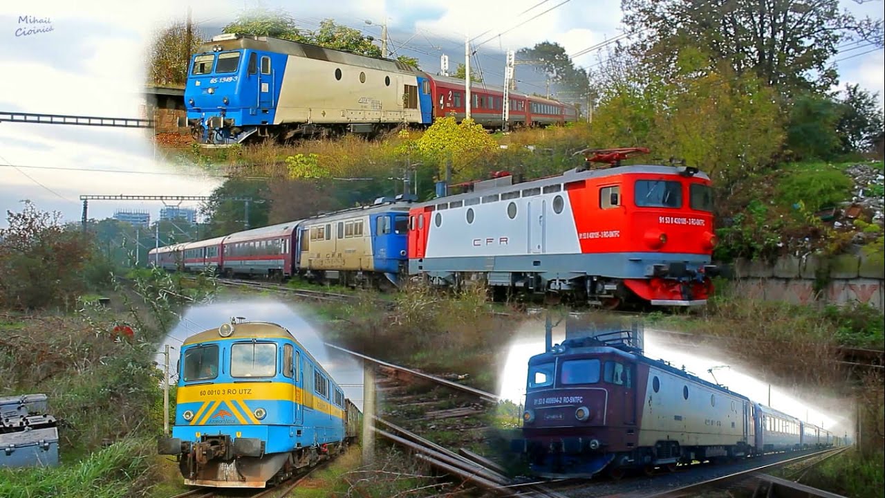 Autumn Trains over Switches in Galati