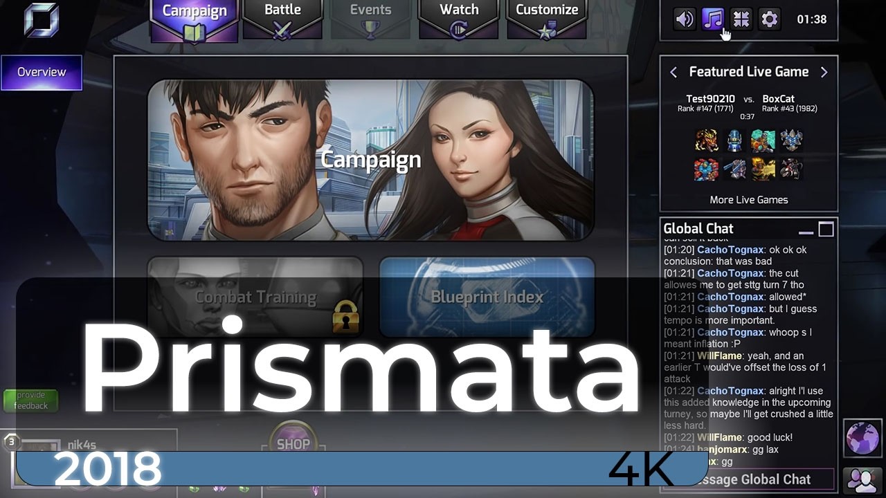 Prismata [4K 60fps] | Час игры