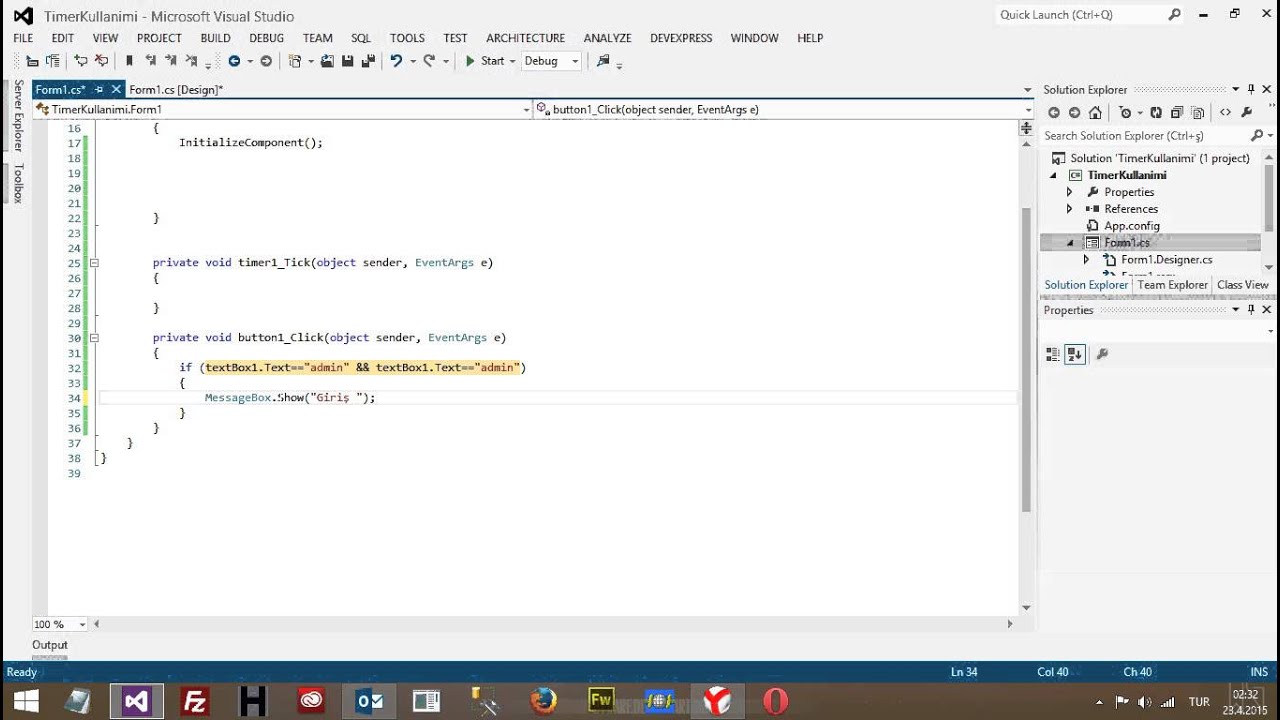 C# Timer Kullanımı ve Bir Kaç Örnek
