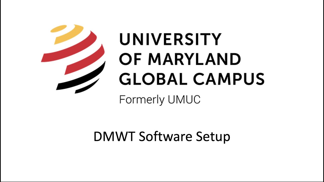 UMGC Web Server Setup - Software Setup