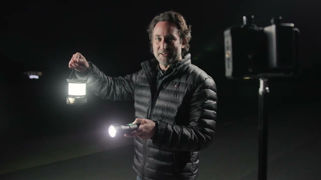 Police Security Long Throw Flashlight Ad
