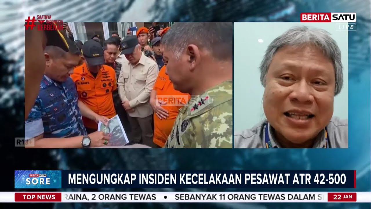 Pengamat Alvien Lie Ungkap Posisi Kotak Hitam di Ekor Pesawat #Beritasatu