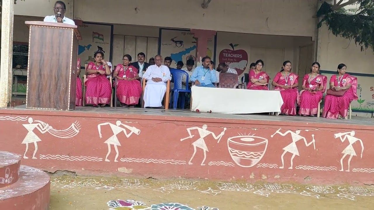 77th Republic day celebrations -ZPHS PEDDA HARIVANAM 