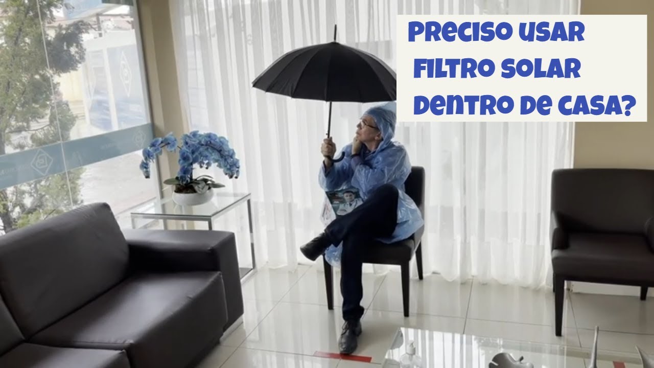 Preciso usar filtro solar dentro de casa por causa do Ultra Violeta?