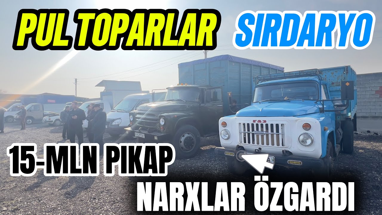 14-MART PUL TOPARLAR 15-MLNGA VOLGA PIKAP DEHQONLARDAN ZIL,GAZEL NARXLAR ÕZGARDI 
